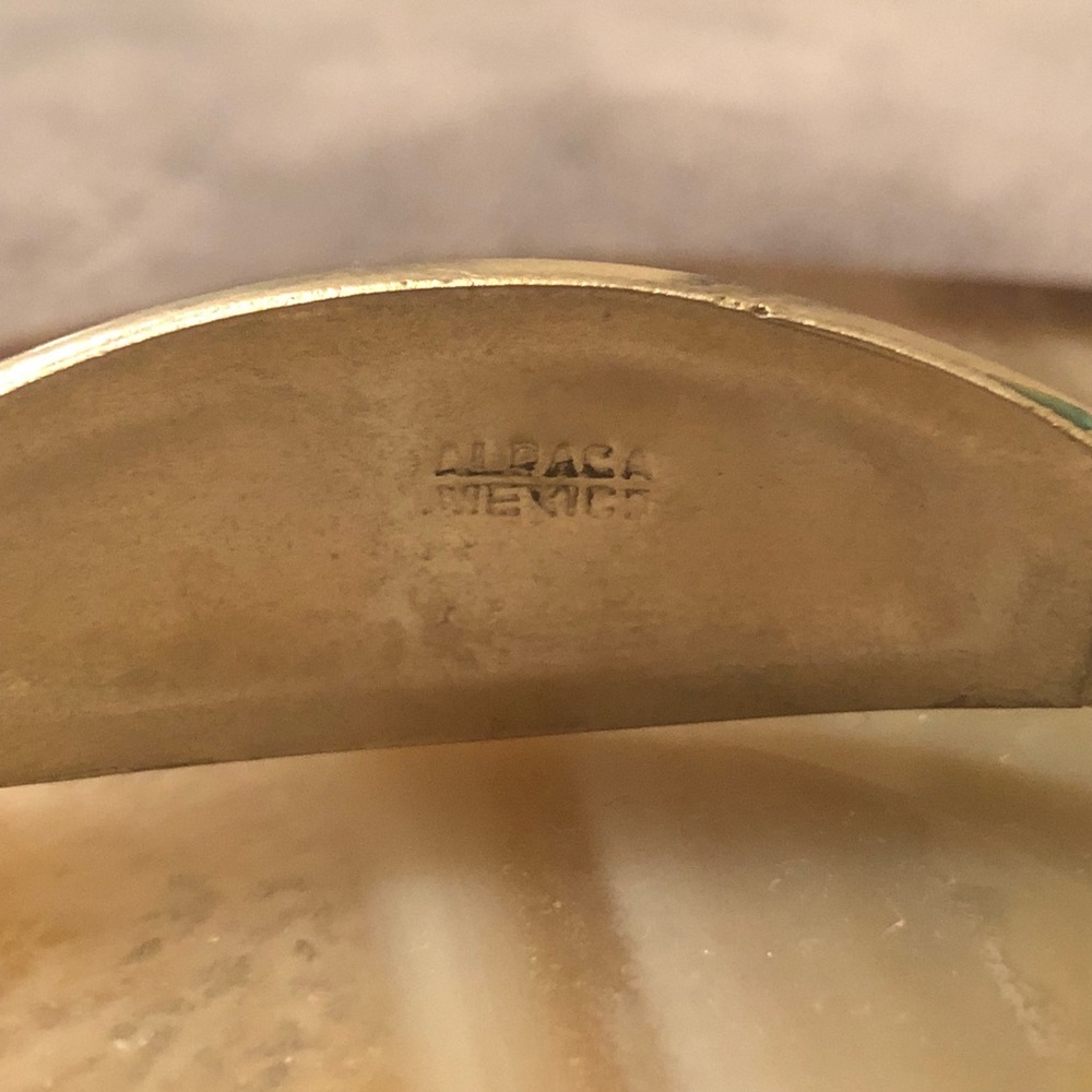 Alpaca silver bracelet (Mexico) - Picture 7 of 7